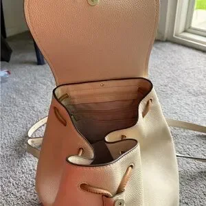 kate spade | Bags | Kate Spade Cream And Tan Backpack With  display picture 1